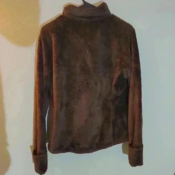 The North Face Brown Fleece Jacket, medium - Picture 3 of 8